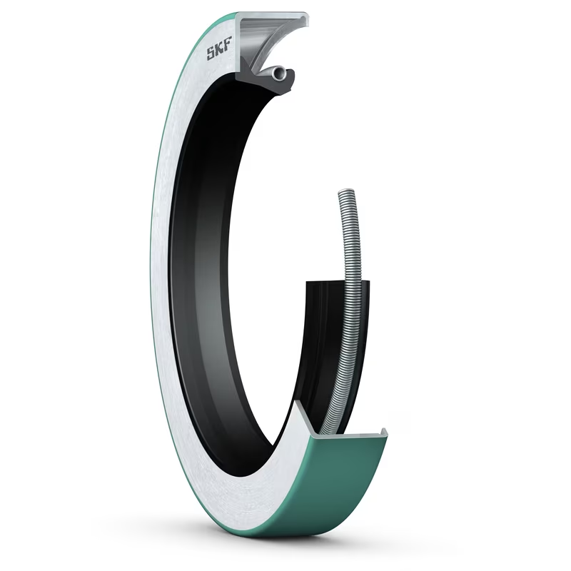 金属骨架和 SKF Wave 密封唇的径向轴密封